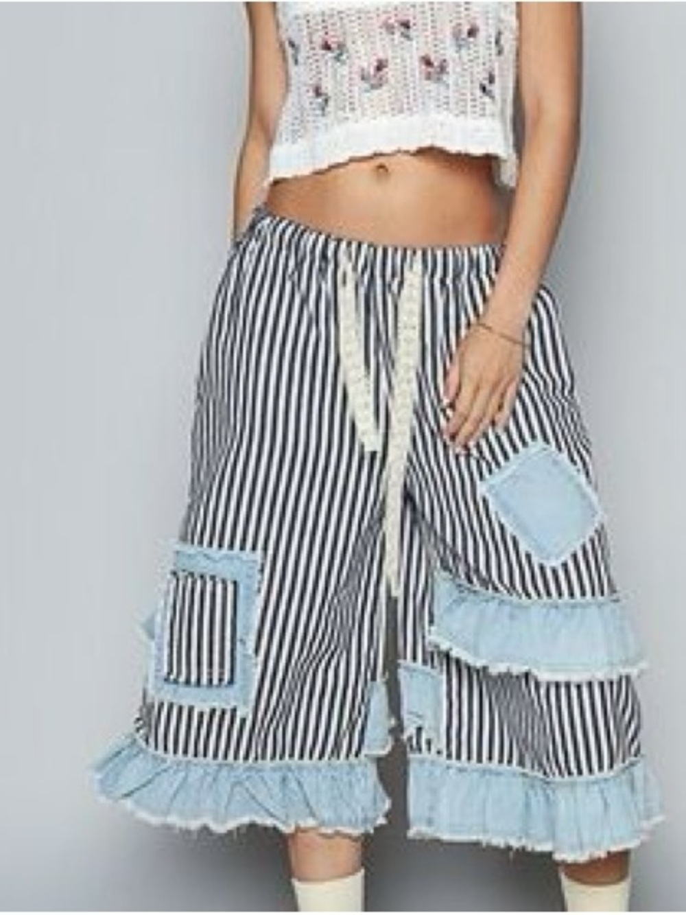 POL It Takes Two Cropped Pants